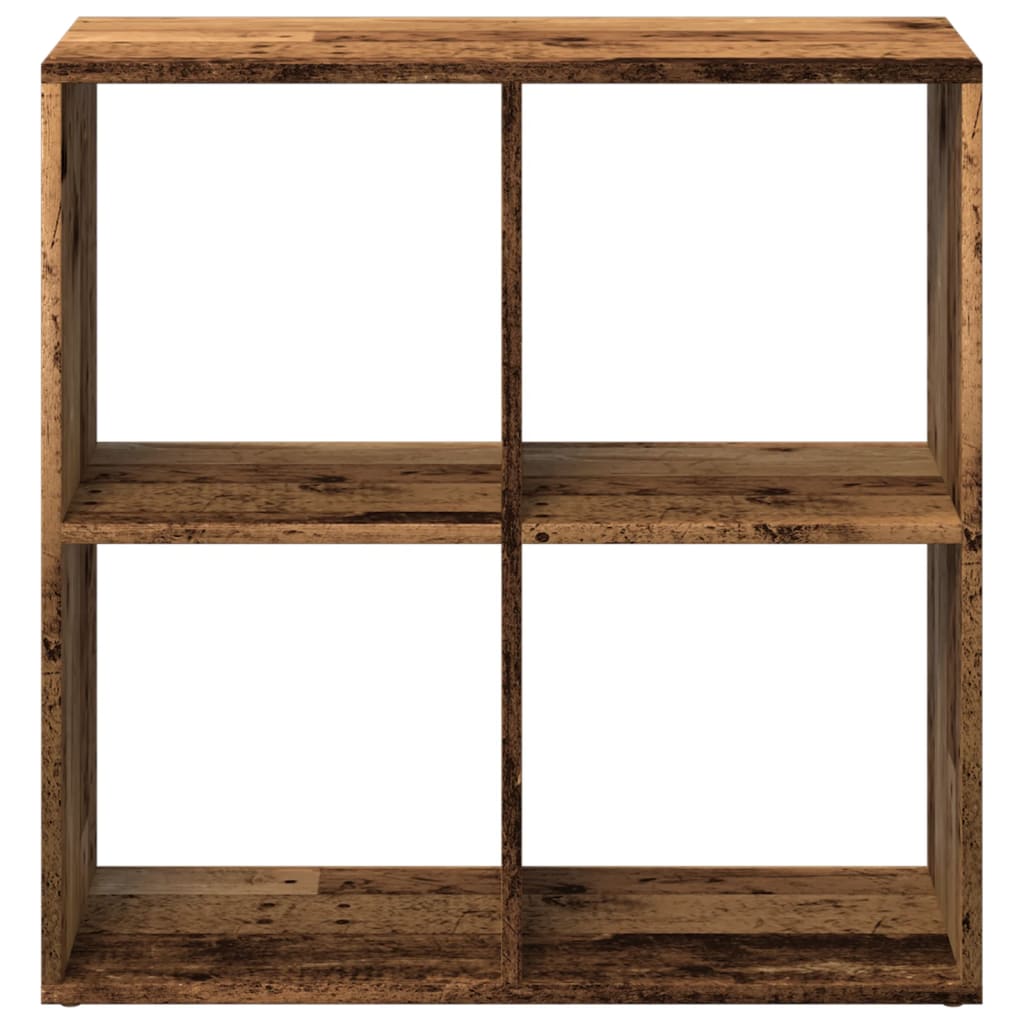 vidaXL Regał przegroda, stare drewno, 69,5x29x69,5 cm