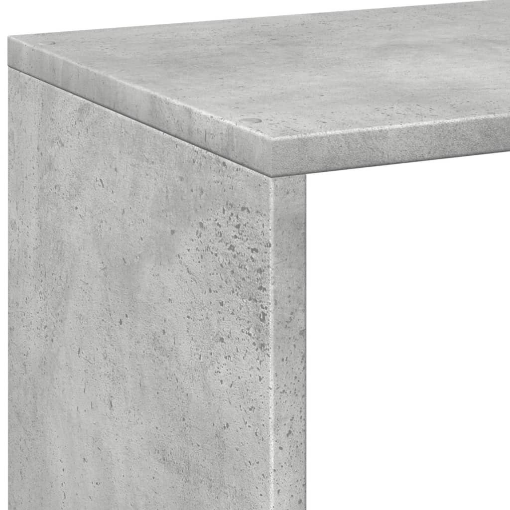vidaXL Regał przegroda, szarość betonu, 69,5x29x103,5 cm