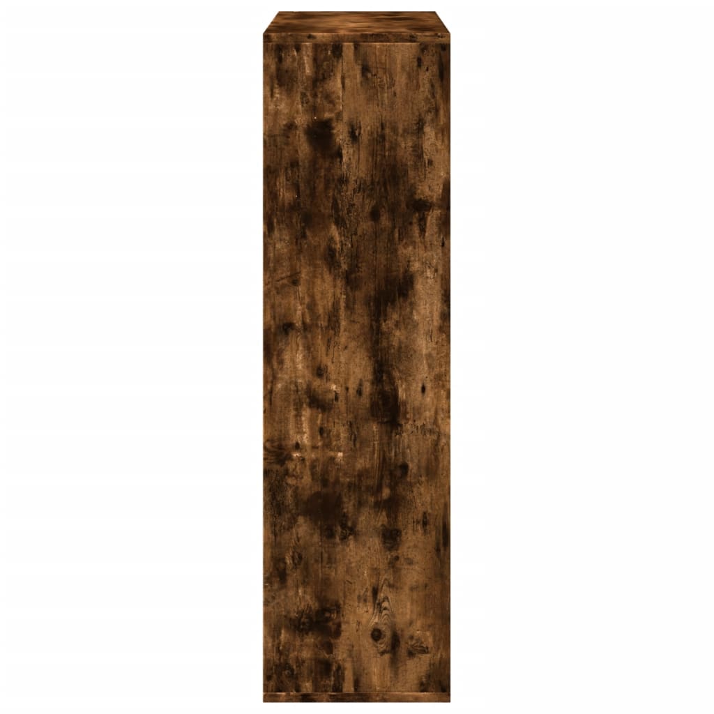 vidaXL Regał przegroda, przydymiony dąb, 69,5x29x103,5 cm