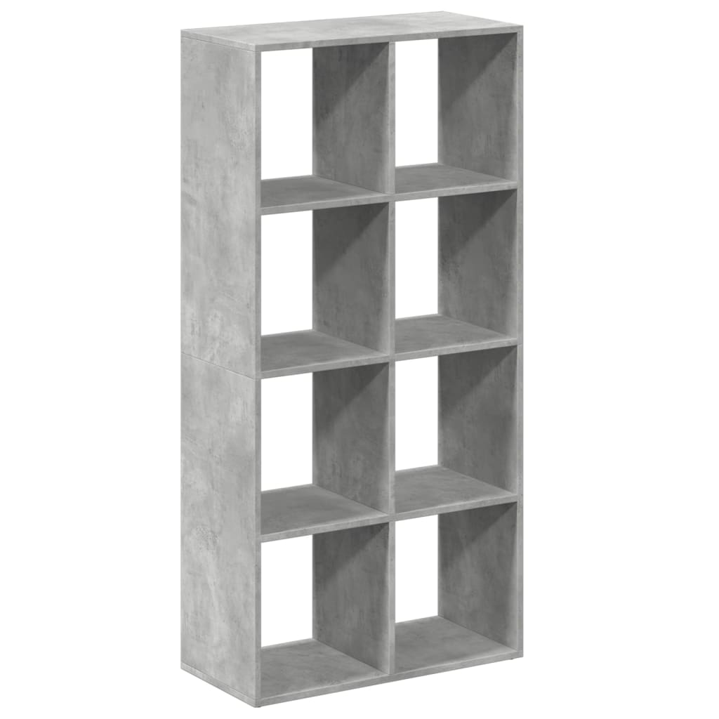 vidaXL Regał przegroda, szarość betonu, 69,5x29x137,5 cm