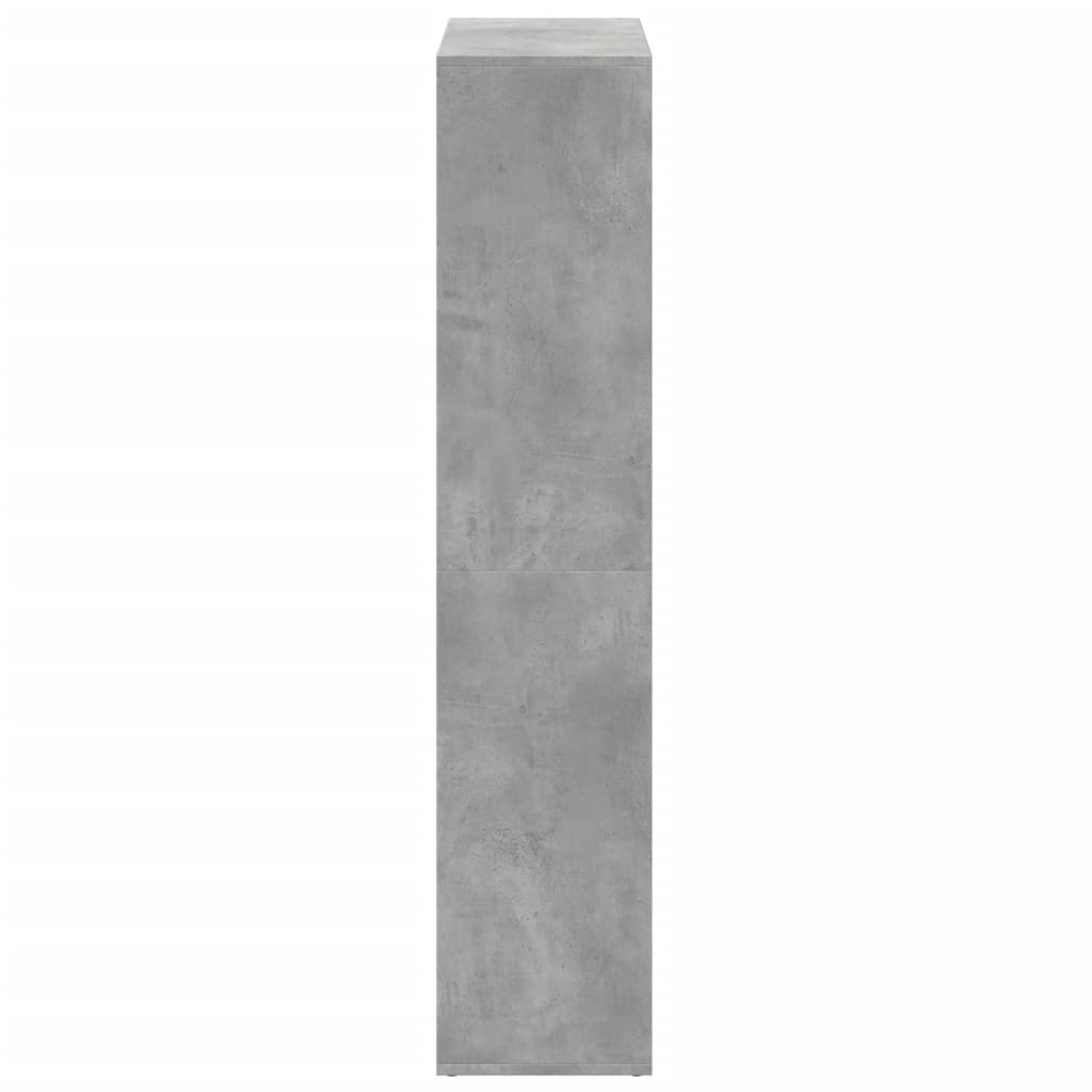 vidaXL Regał przegroda, szarość betonu, 69,5x29x137,5 cm