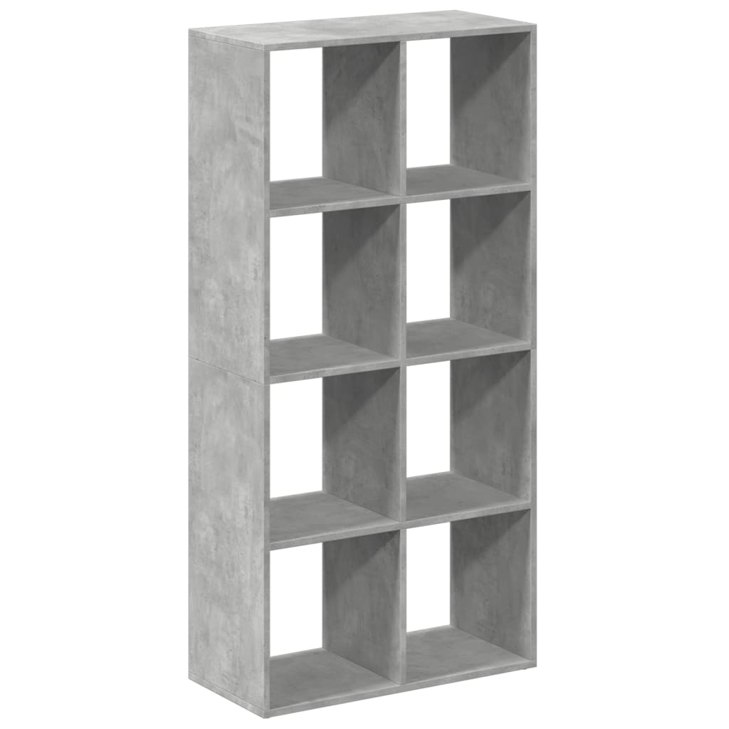 vidaXL Regał przegroda, szarość betonu, 69,5x29x137,5 cm
