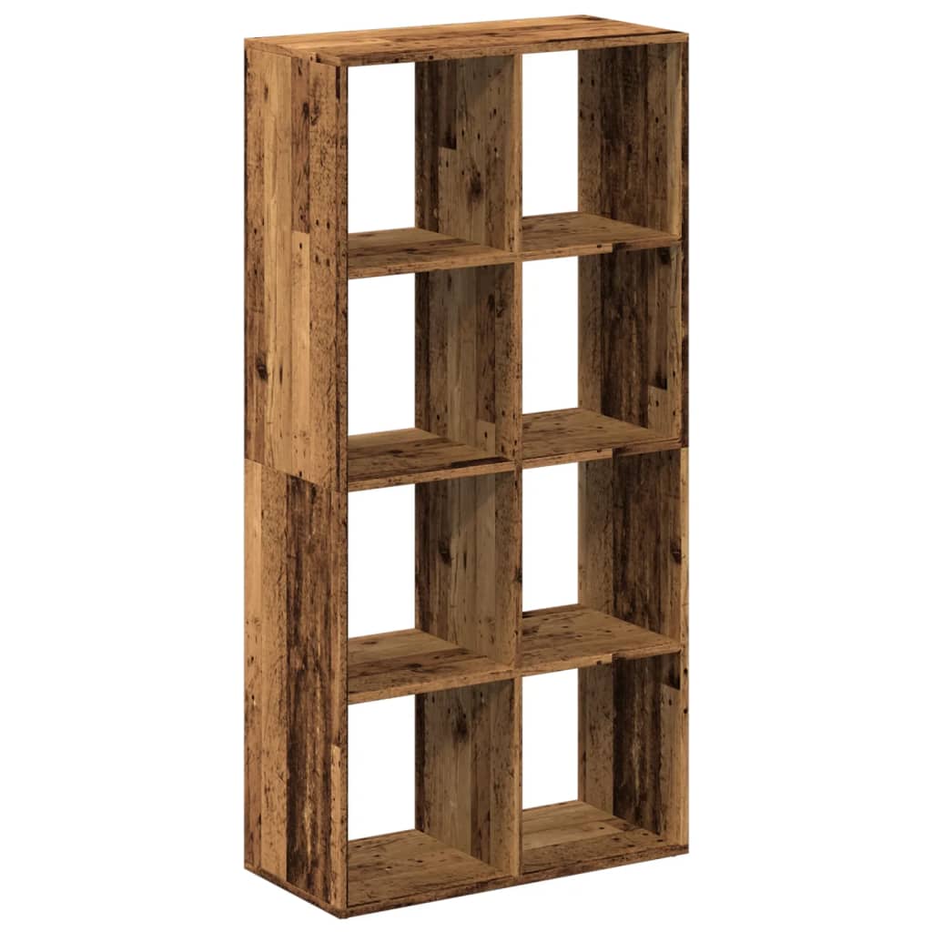 vidaXL Regał przegroda, stare drewno, 69,5x29x137,5 cm