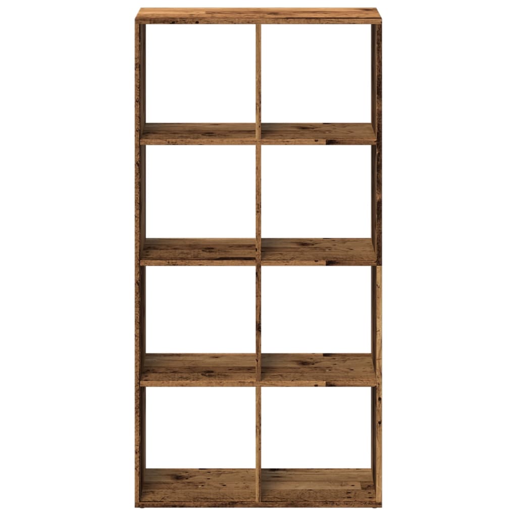 vidaXL Regał przegroda, stare drewno, 69,5x29x137,5 cm
