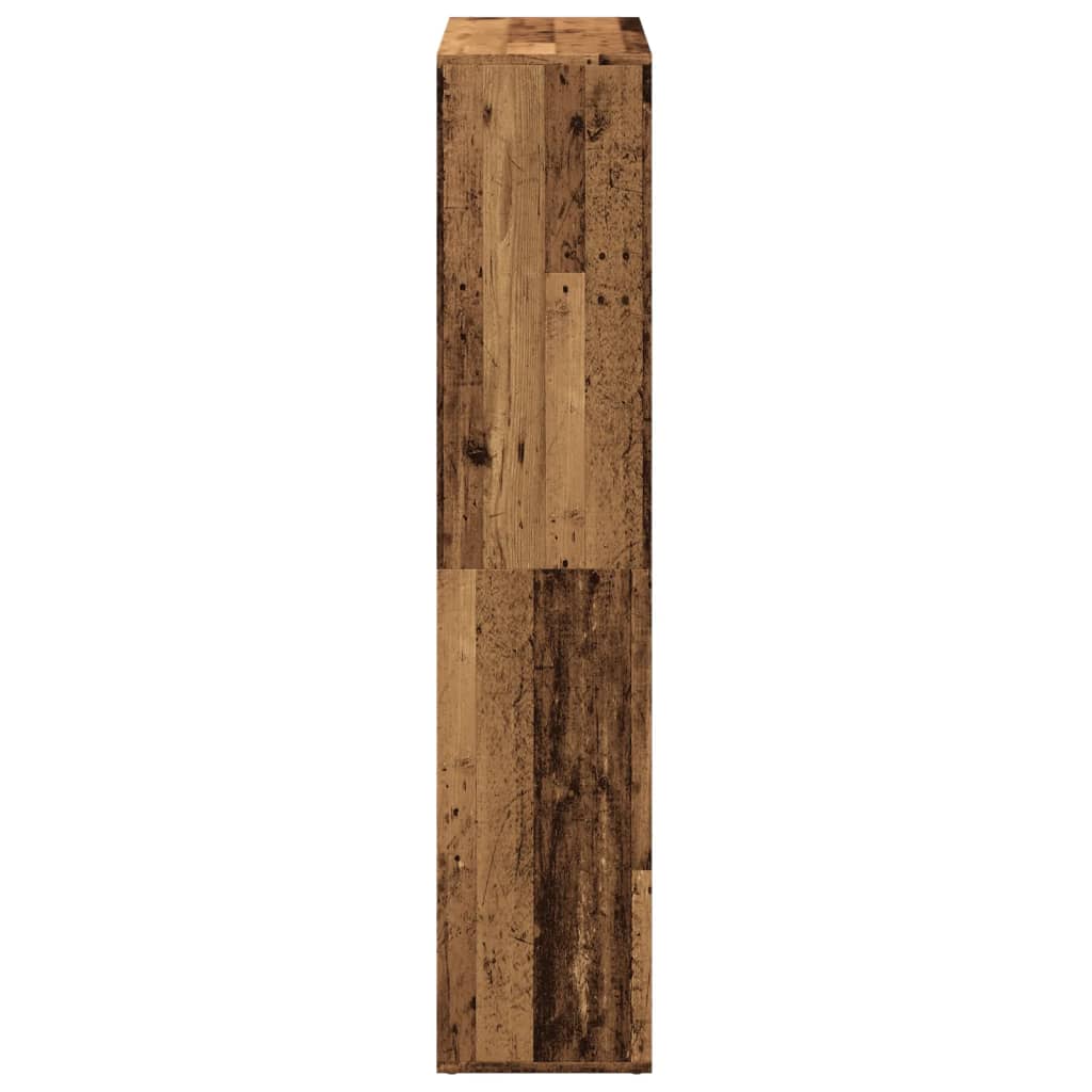 vidaXL Regał przegroda, stare drewno, 69,5x29x137,5 cm