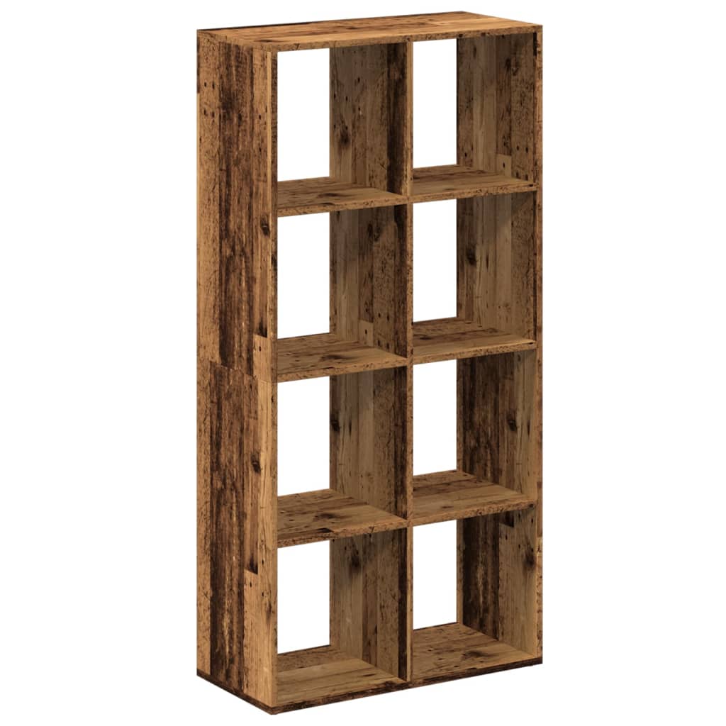 vidaXL Regał przegroda, stare drewno, 69,5x29x137,5 cm