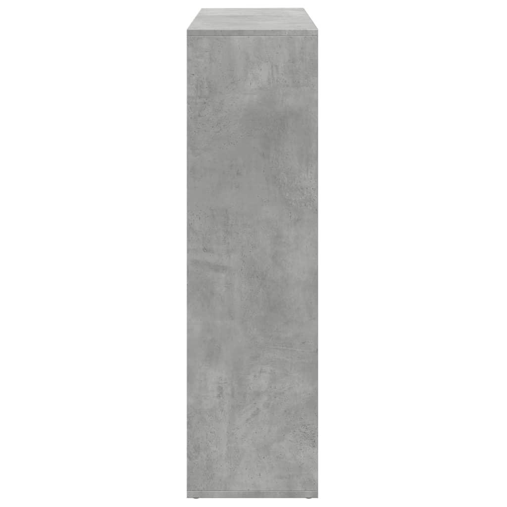 vidaXL Regał przegroda, szarość betonu, 102x29x103,5 cm