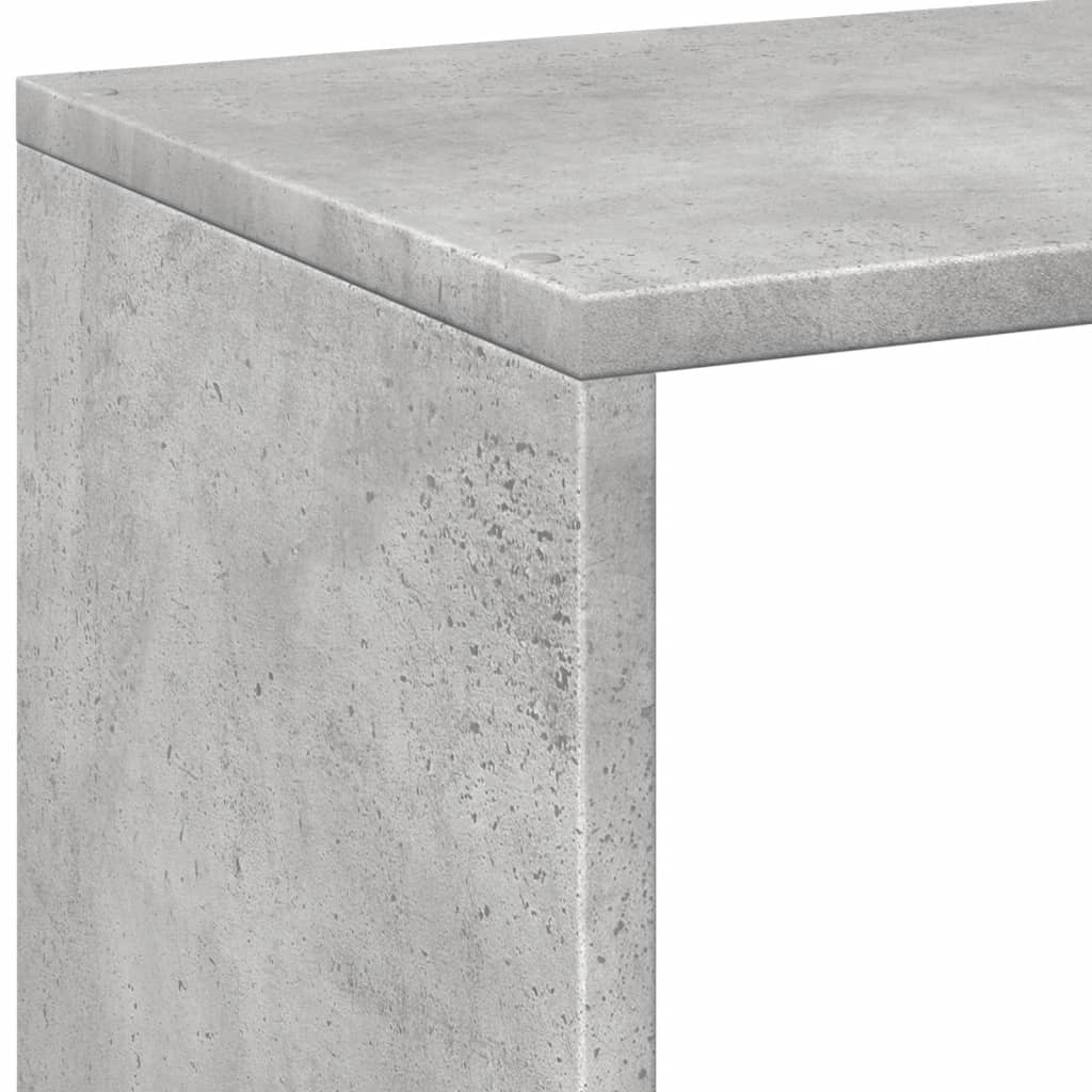 vidaXL Regał przegroda, szarość betonu, 102x29x103,5 cm