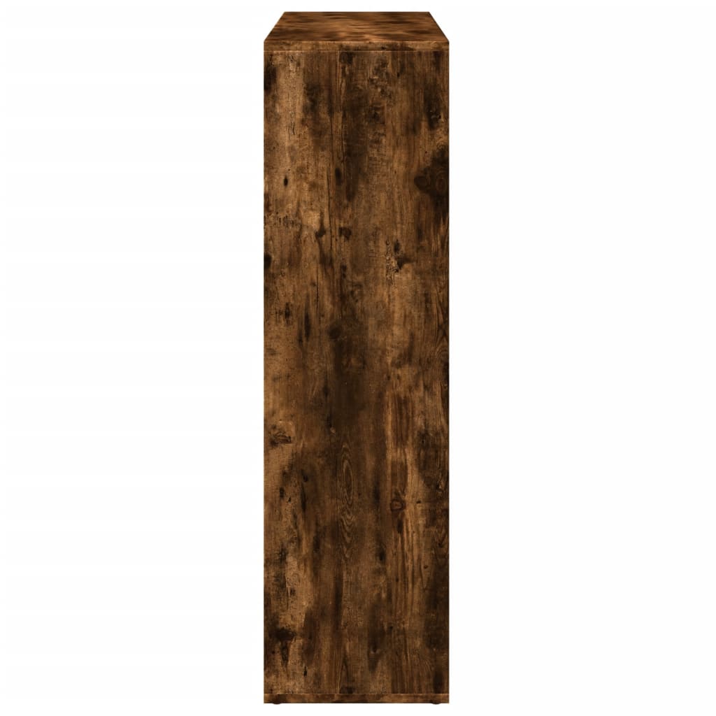 vidaXL Regał przegroda, przydymiony dąb, 102x29x103,5 cm