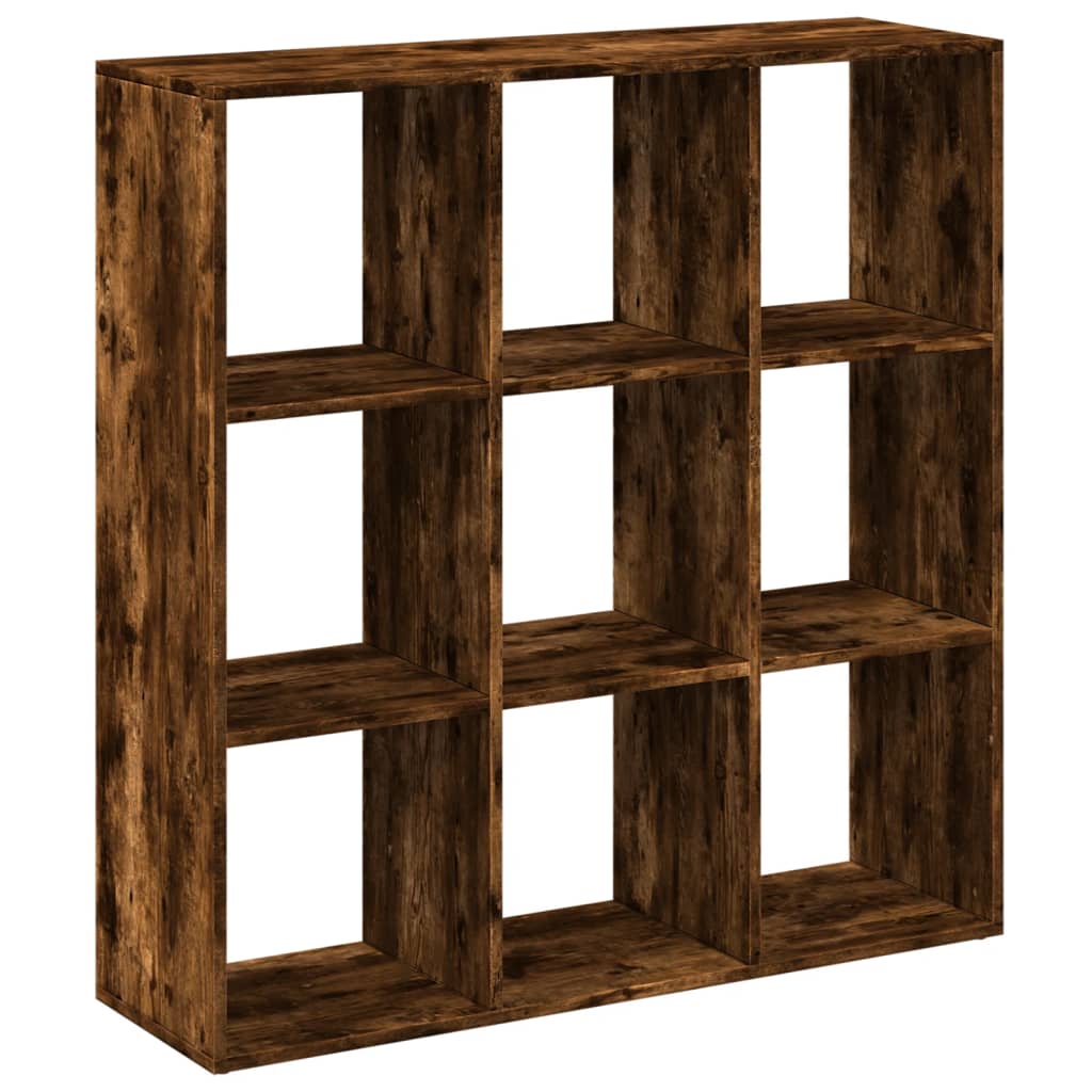 vidaXL Regał przegroda, przydymiony dąb, 102x29x103,5 cm
