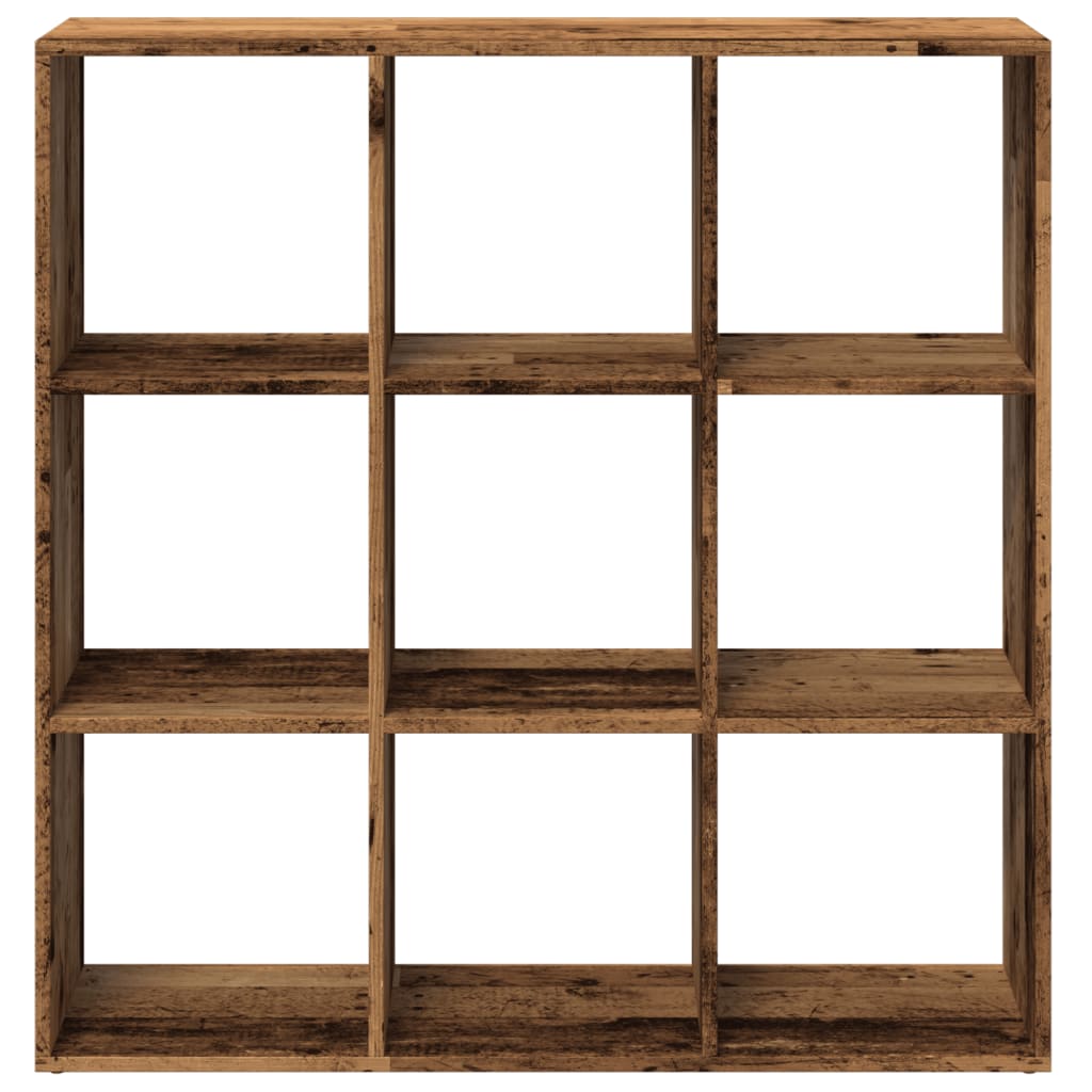 vidaXL Regał przegroda, stare drewno, 102x29x103,5 cm