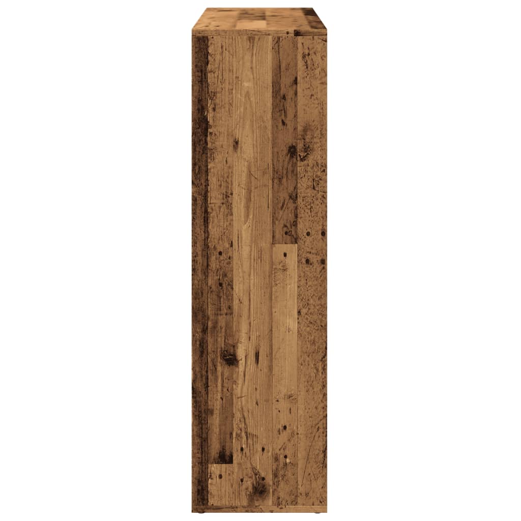 vidaXL Regał przegroda, stare drewno, 102x29x103,5 cm