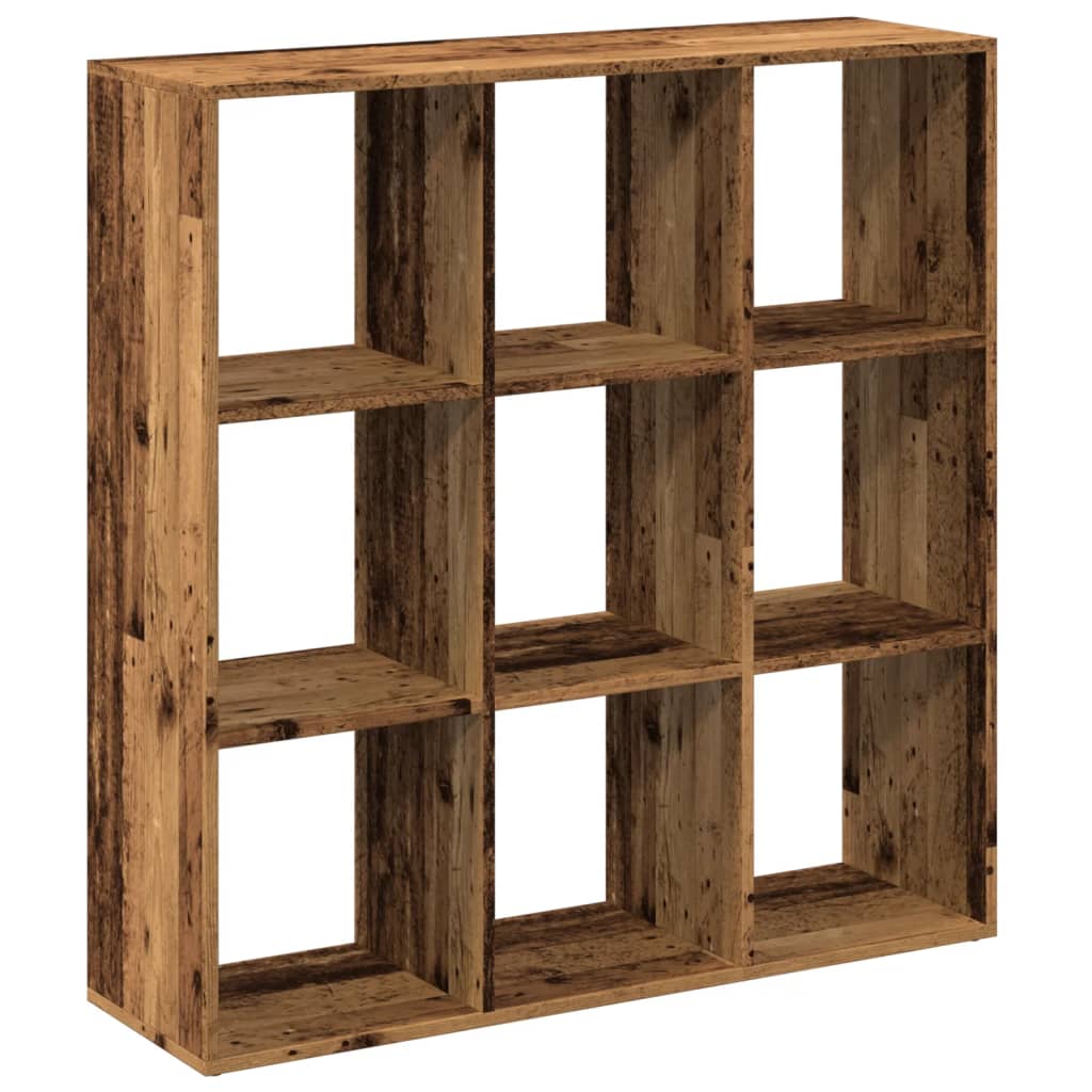 vidaXL Regał przegroda, stare drewno, 102x29x103,5 cm
