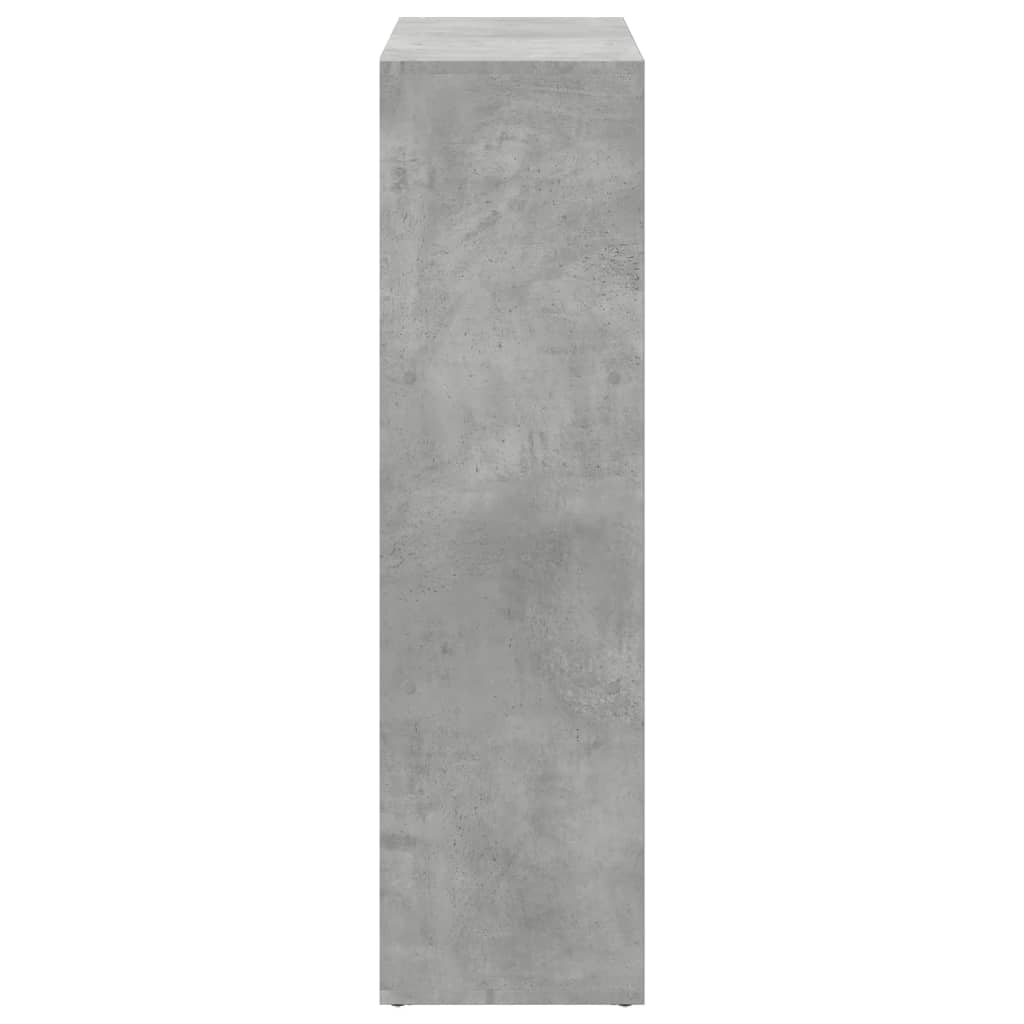 vidaXL Regał przegroda, szarość betonu, 102x29x103,5 cm