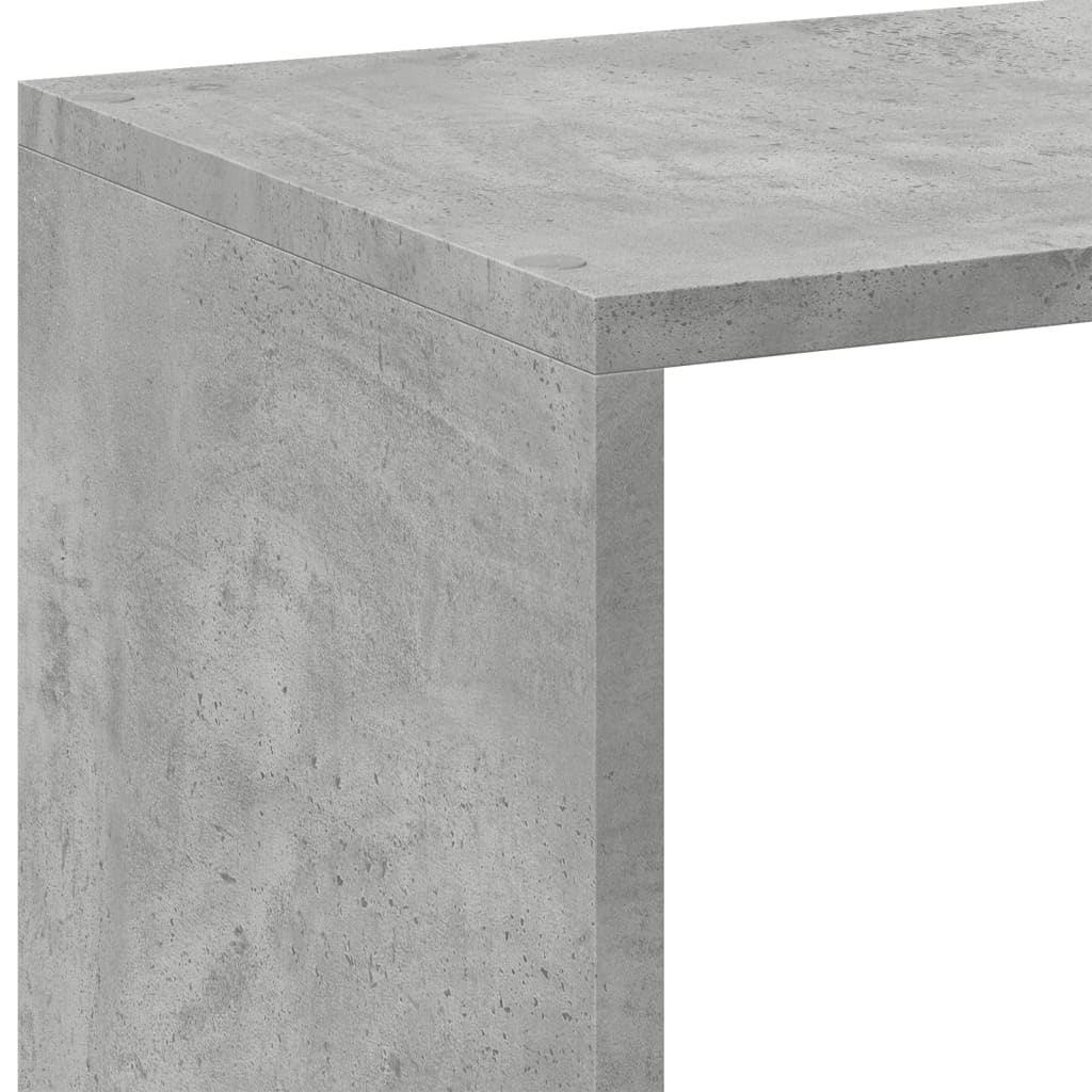 vidaXL Regał przegroda, szarość betonu, 102x29x103,5 cm