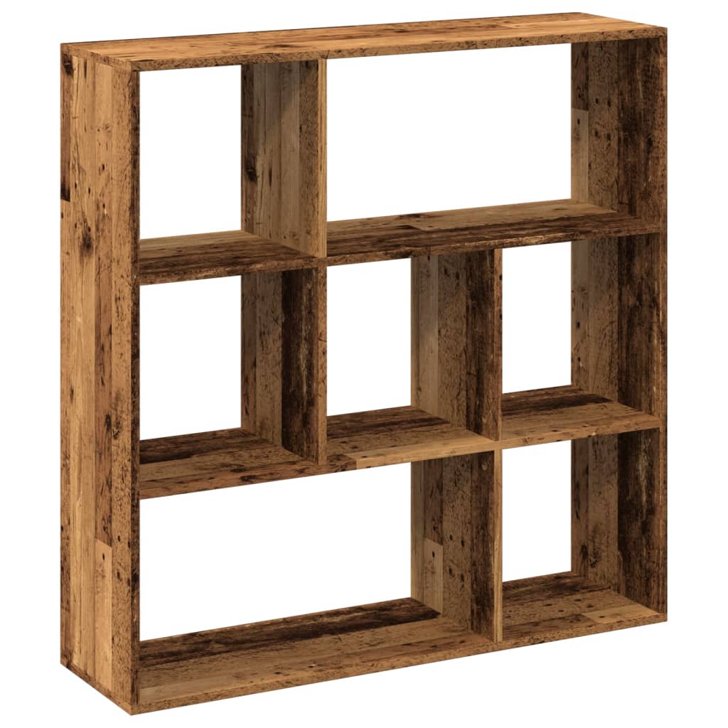 vidaXL Regał przegroda, stare drewno, 102x29x103,5 cm