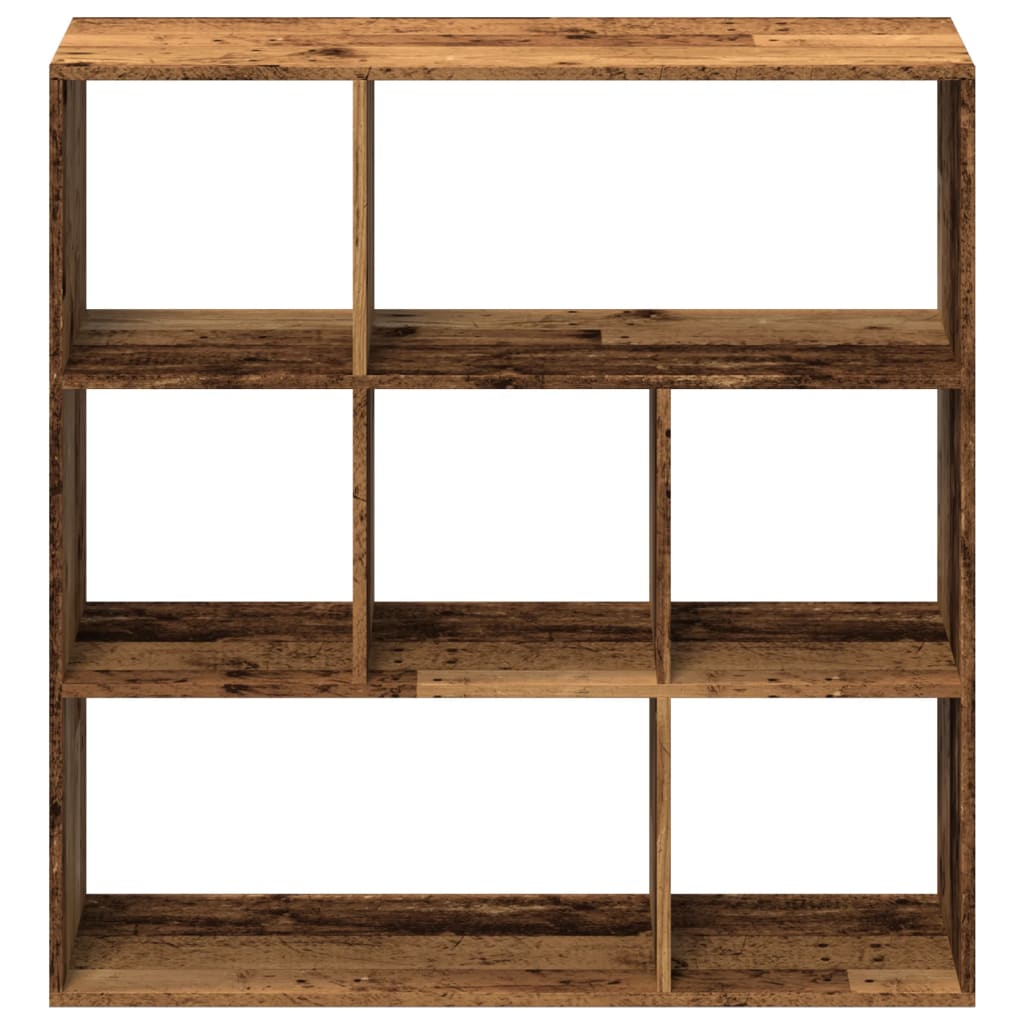 vidaXL Regał przegroda, stare drewno, 102x29x103,5 cm