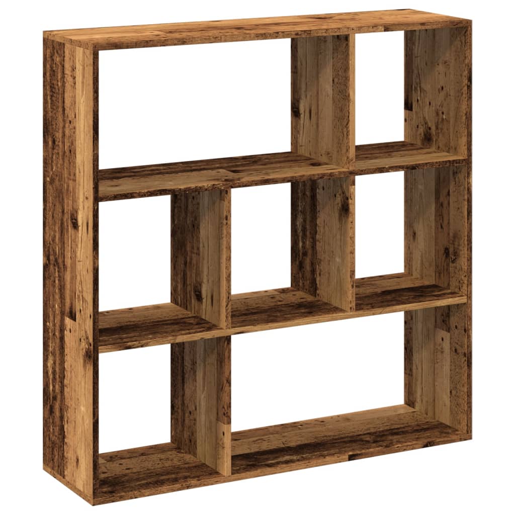 vidaXL Regał przegroda, stare drewno, 102x29x103,5 cm