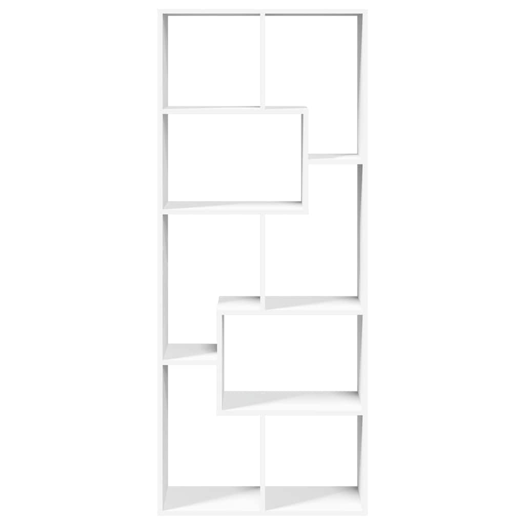 vidaXL Regał przegroda, biały, 67x25x161,5 cm, materiał drewnopochodny