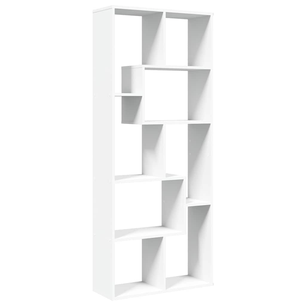 vidaXL Regał przegroda, biały, 67x25x161,5 cm, materiał drewnopochodny