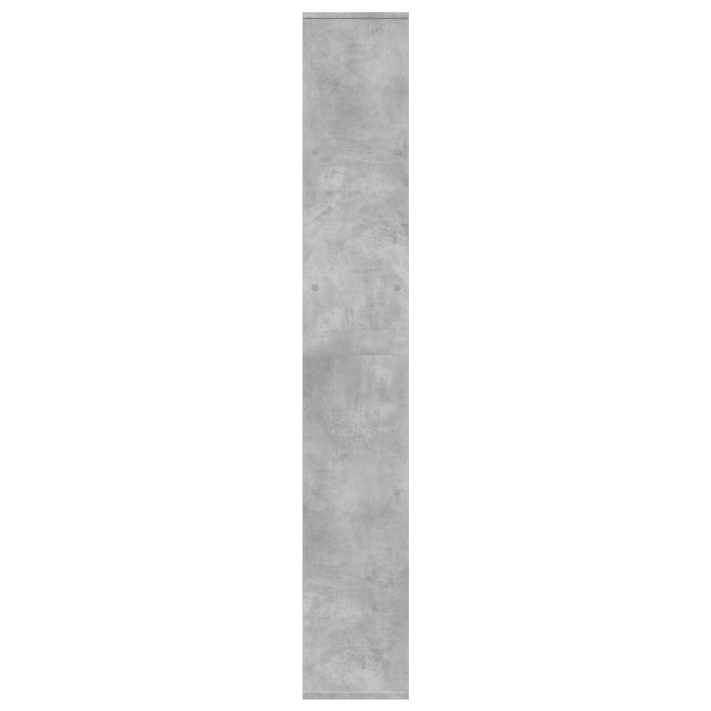 vidaXL Regał przegroda, szarość betonu, 67x25x161,5 cm