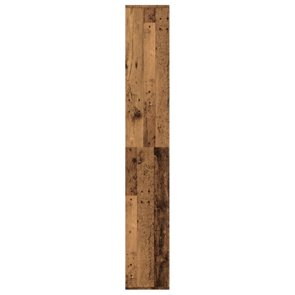 vidaXL Regał przegroda, stare drewno, 67x25x161,5 cm