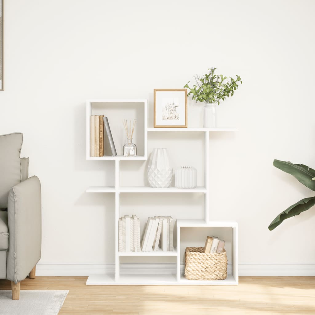 vidaXL Regał przegroda, biały, 92x29x112 , materiał drewnopochodny