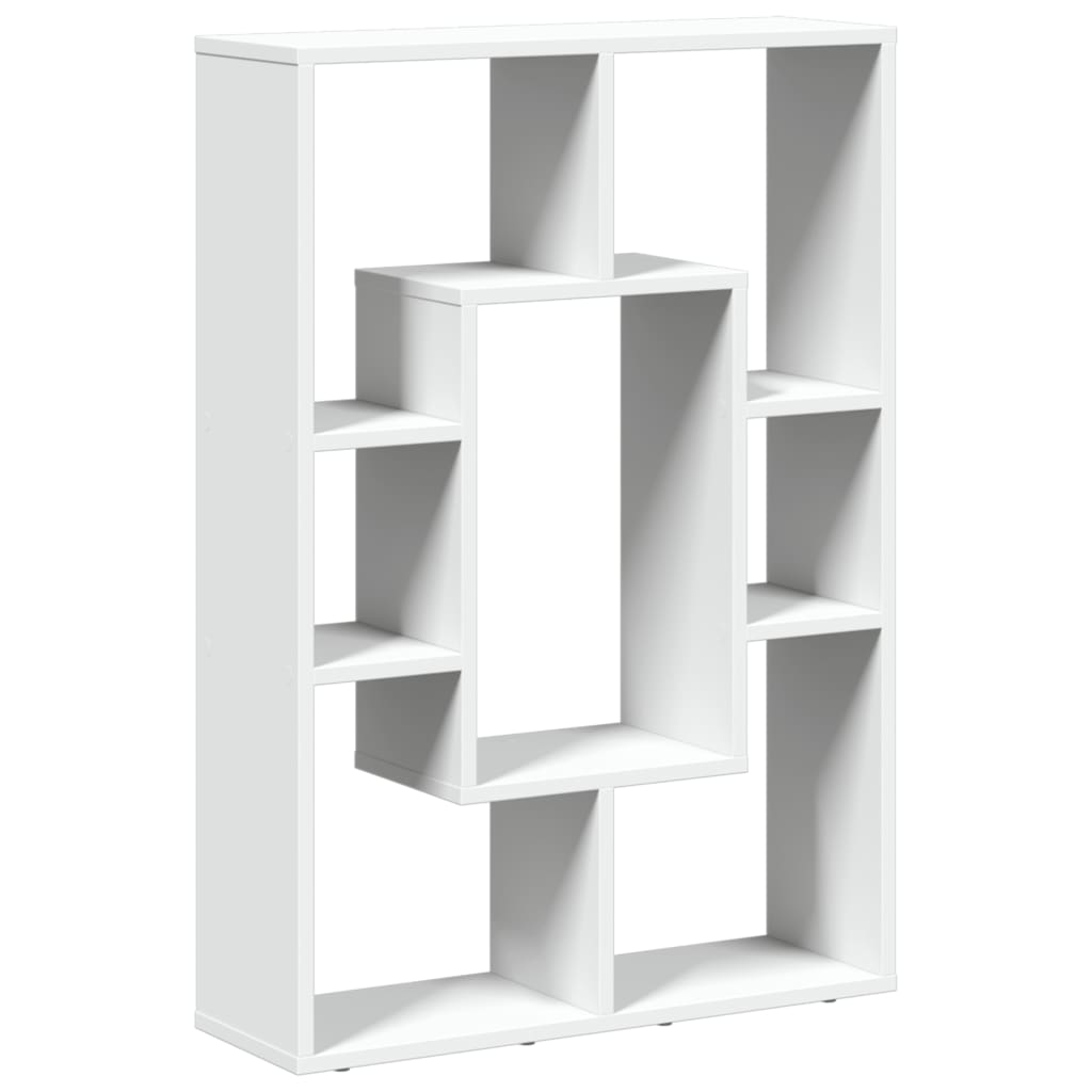 vidaXL Regał na książki biały 63x20x90 cm Drewno konstrukcyjne