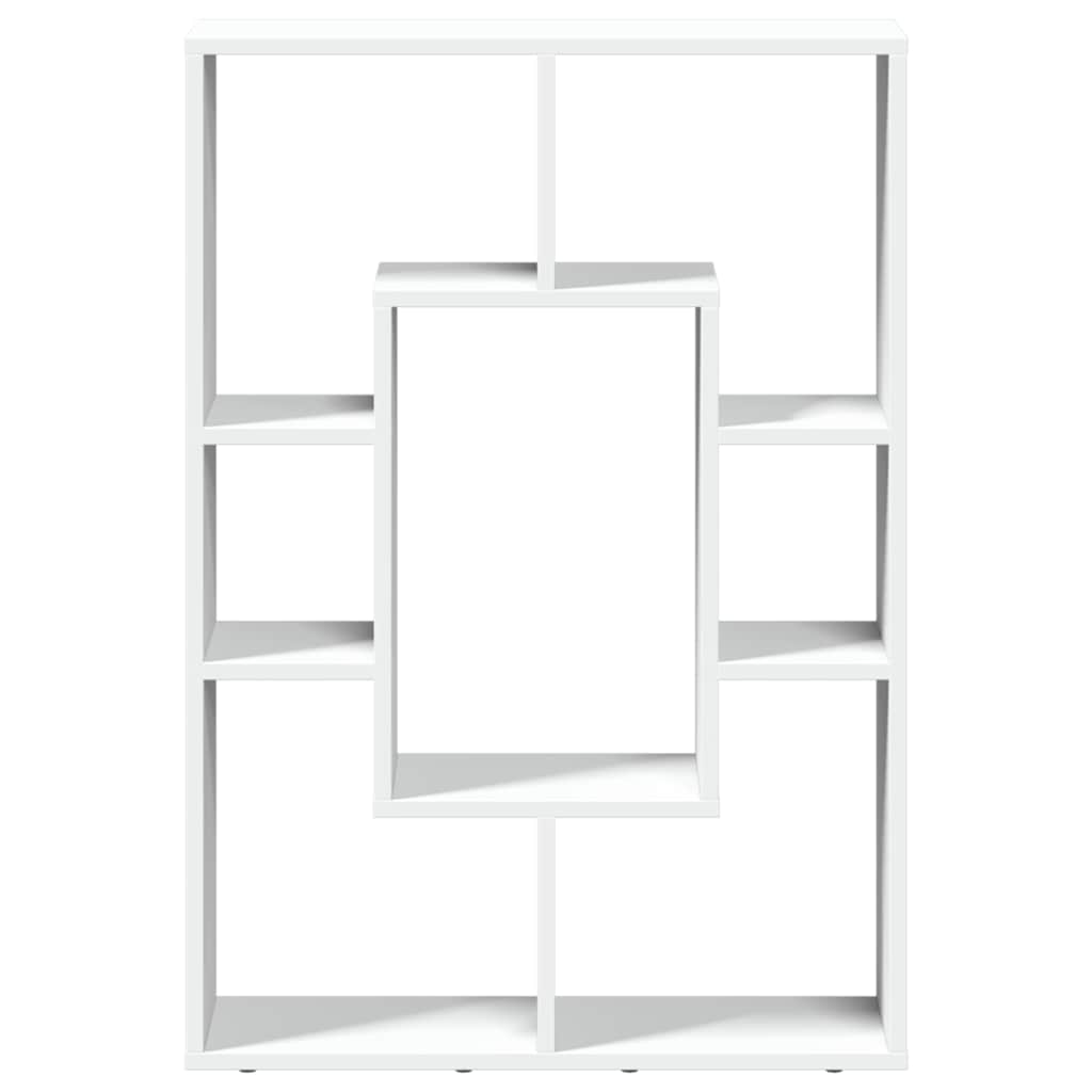 vidaXL Regał na książki biały 63x20x90 cm Drewno konstrukcyjne