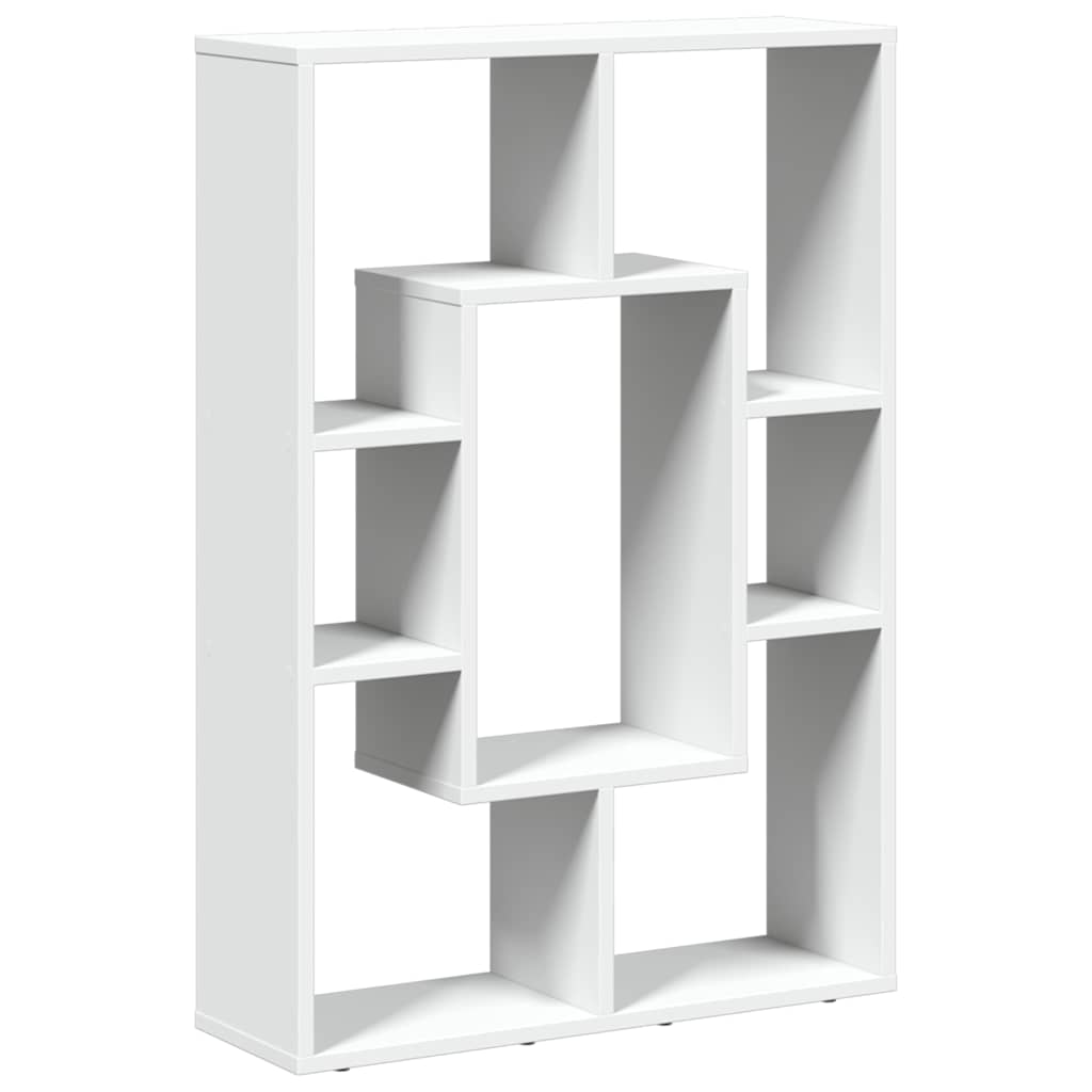 vidaXL Regał na książki biały 63x20x90 cm Drewno konstrukcyjne