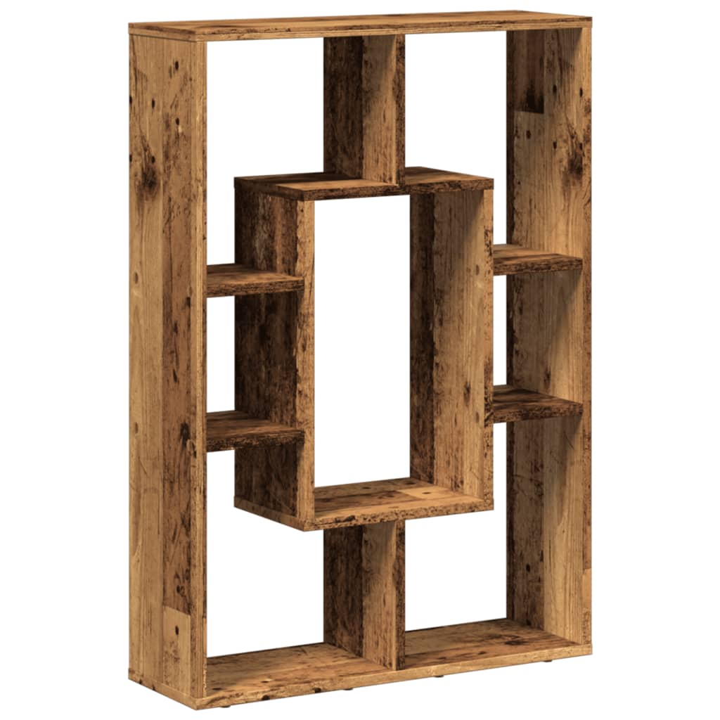 vidaXL Regał, stare drewno, 63x20x90 cm, materiał drewnopochodny