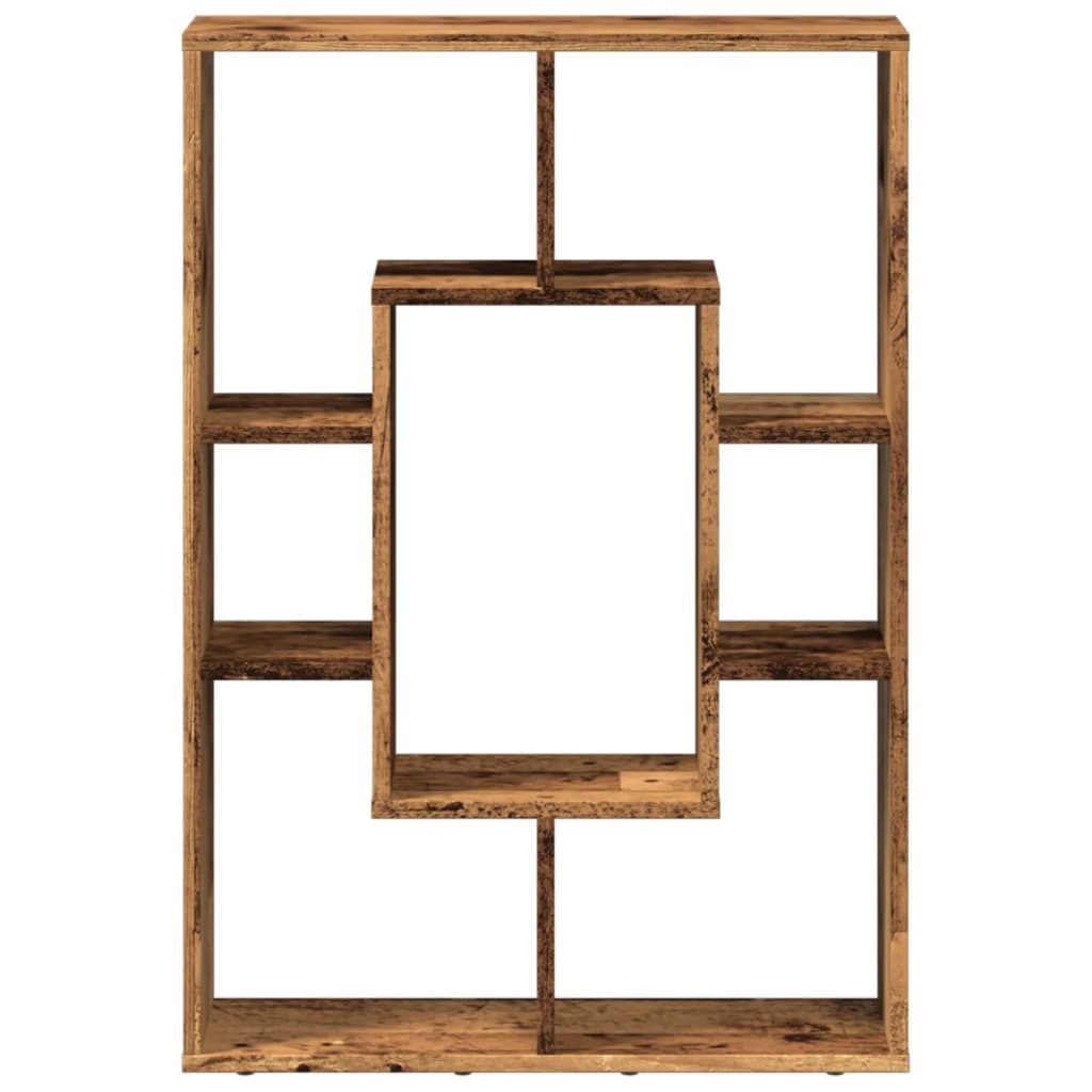 vidaXL Regał, stare drewno, 63x20x90 cm, materiał drewnopochodny
