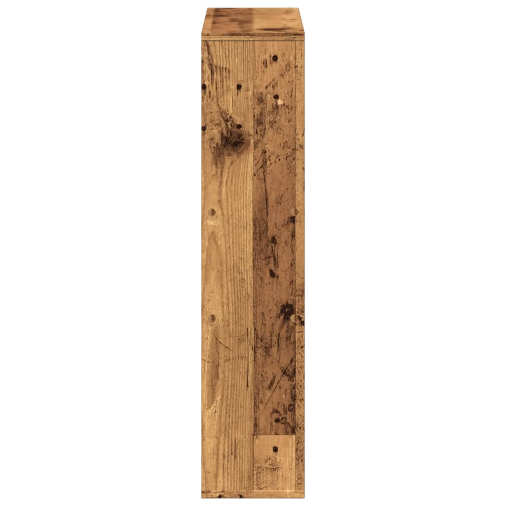 vidaXL Regał, stare drewno, 63x20x90 cm, materiał drewnopochodny