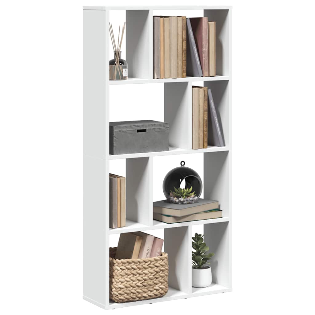 vidaXL Regał na książki biały 60x20x120,5 cm Drewno konstrukcyjne