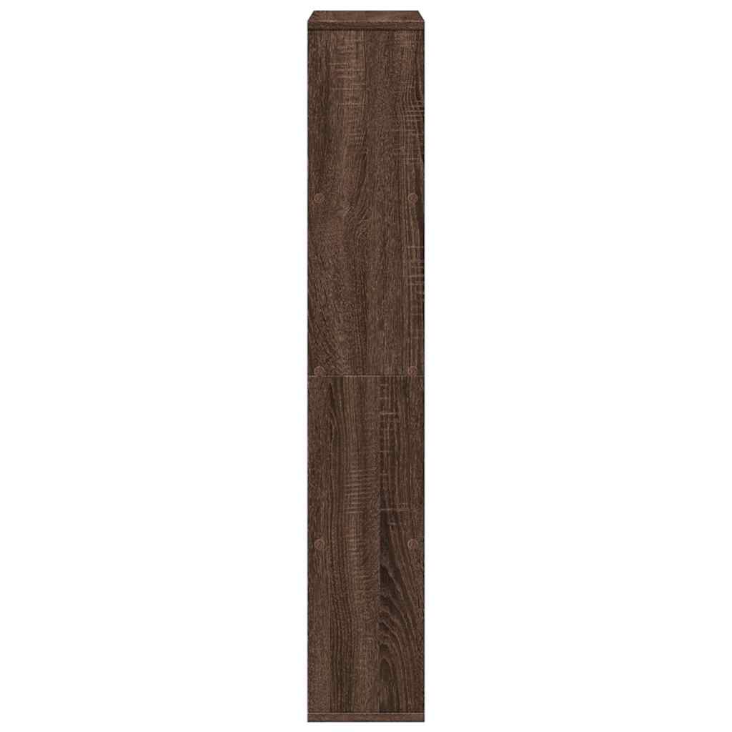 vidaXL Regał, brązowy dąb, 60x20x120,5 cm, materiał drewnopochodny