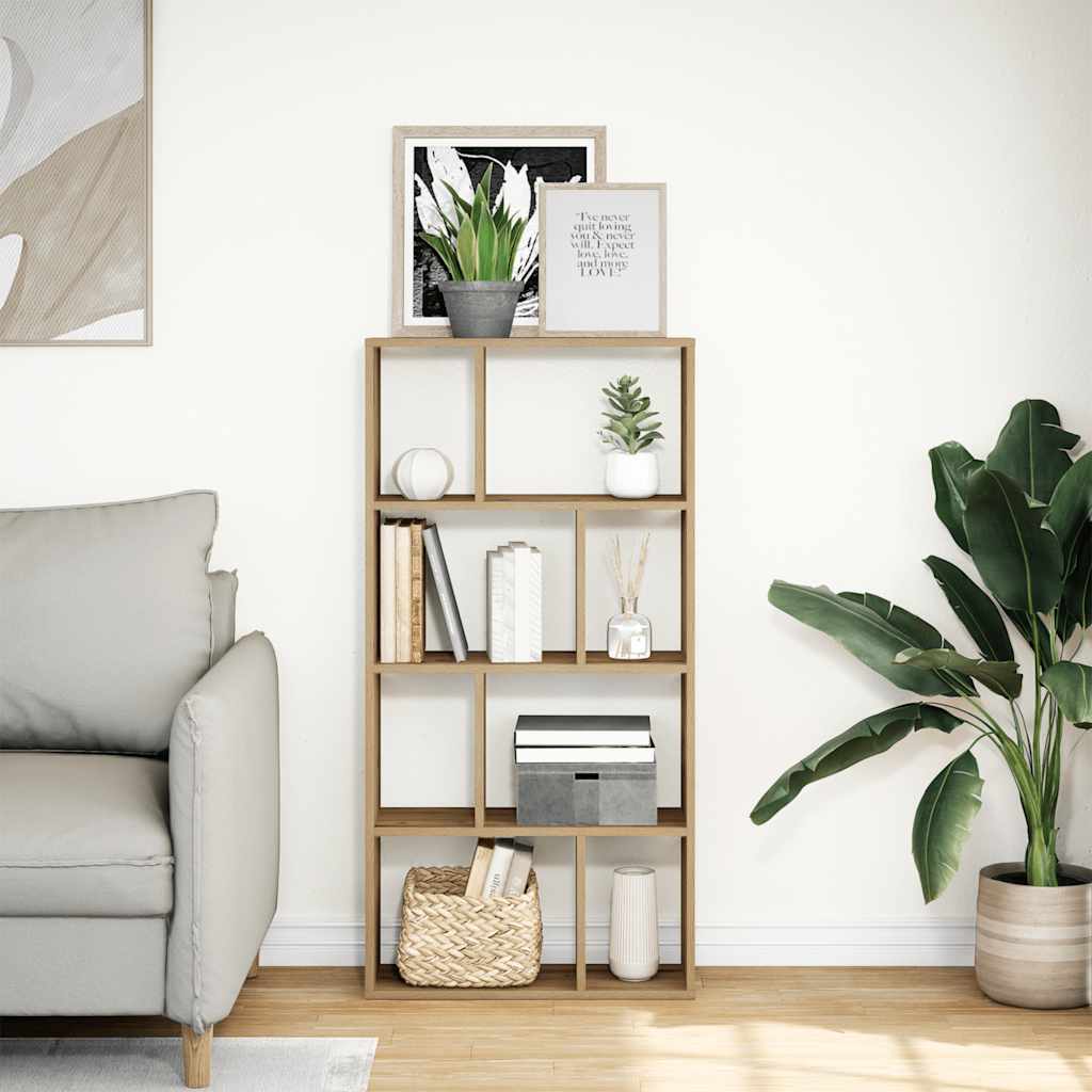 vidaXL Regał na książki, dąb artisian, 60x20x120,5 cm