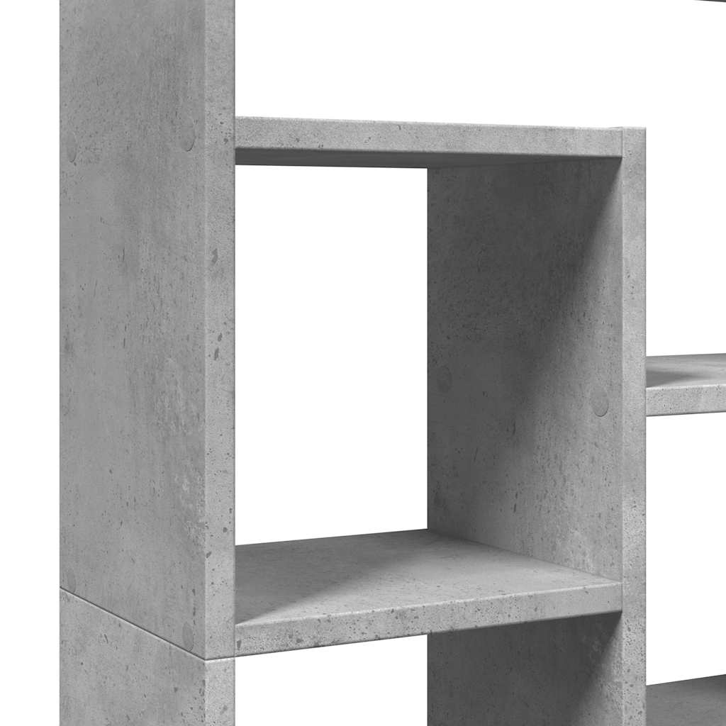 vidaXL Regał na książki, szarość betonu, 72x20x120,5 cm