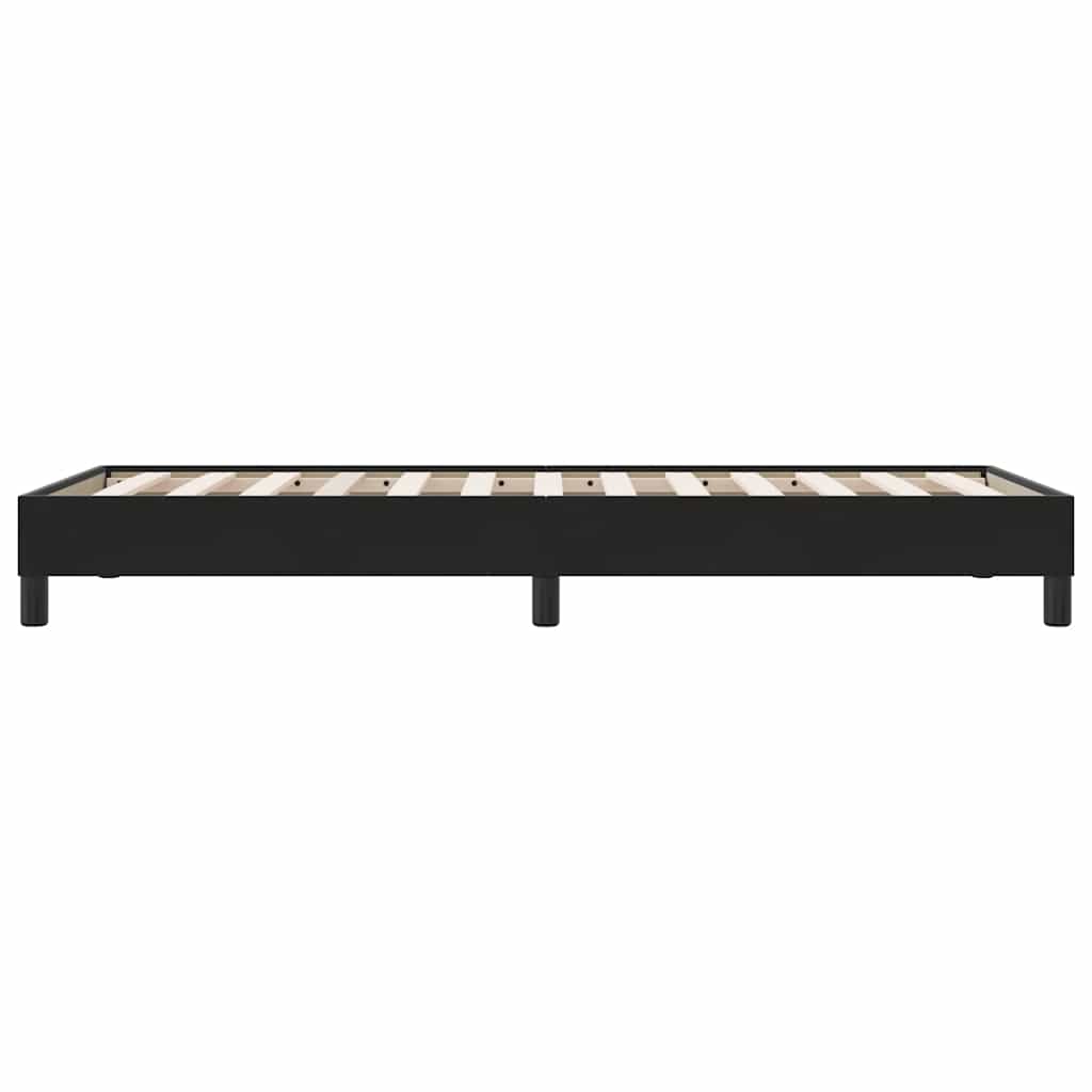 vidaXL Rama łóżka bez materaca, czarna, 100x210 cm, aksamitna