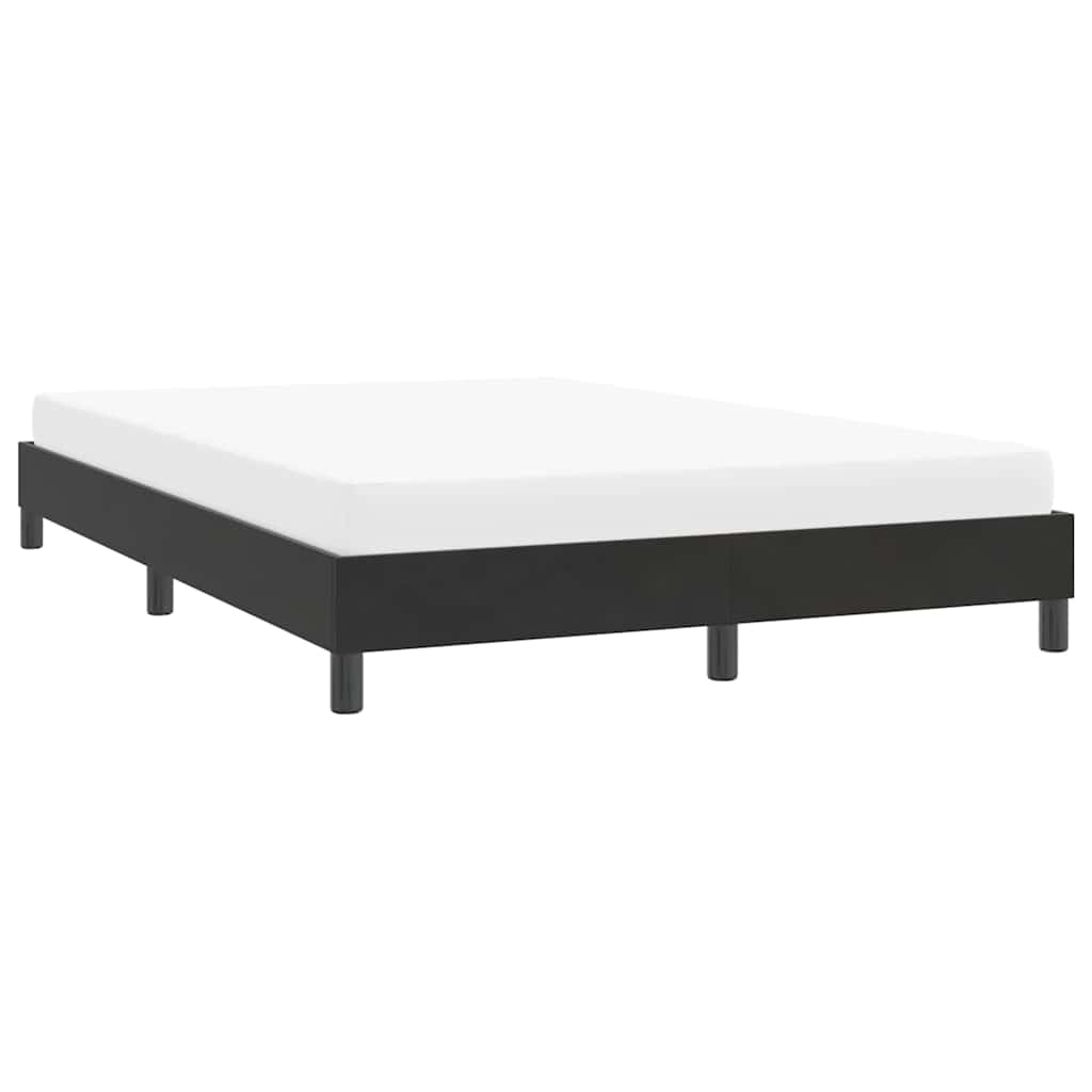 vidaXL Rama łóżka bez materaca Czarna 160x210 cm Aksamit