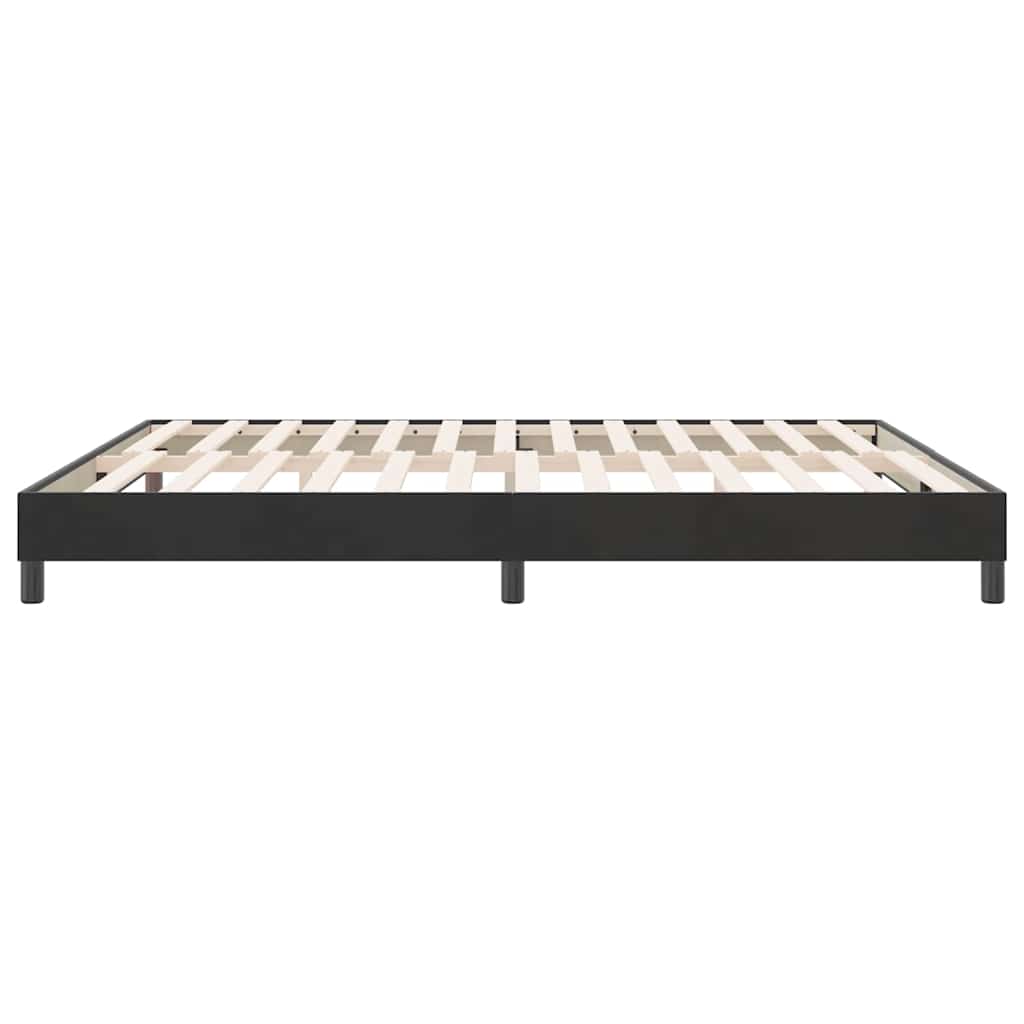 vidaXL Rama łóżka bez materaca Czarna 180x210 cm Aksamit