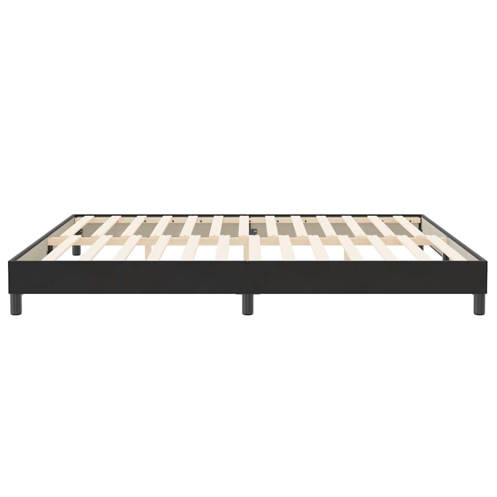 vidaXL Rama łóżka bez materaca Czarna 200x210 cm Aksamit