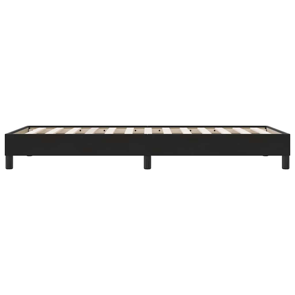 vidaXL Rama łóżka bez materaca Czarna 80x220 cm Aksamit