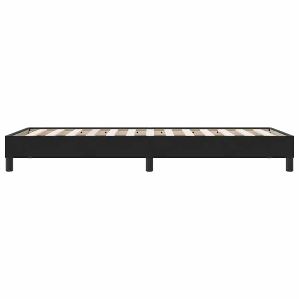 vidaXL Rama łóżka bez materaca Czarna 100x220 cm Aksamit
