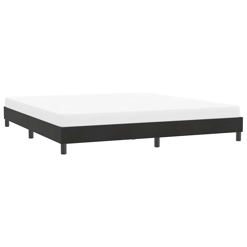 vidaXL Rama łóżka bez materaca Czarna 180x220 cm Aksamit