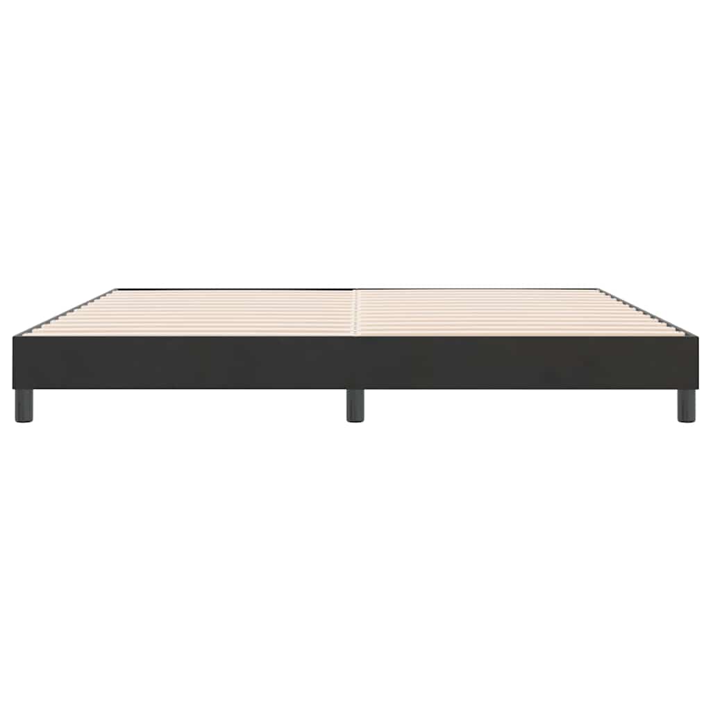 vidaXL Rama łóżka bez materaca Czarna 180x220 cm Aksamit