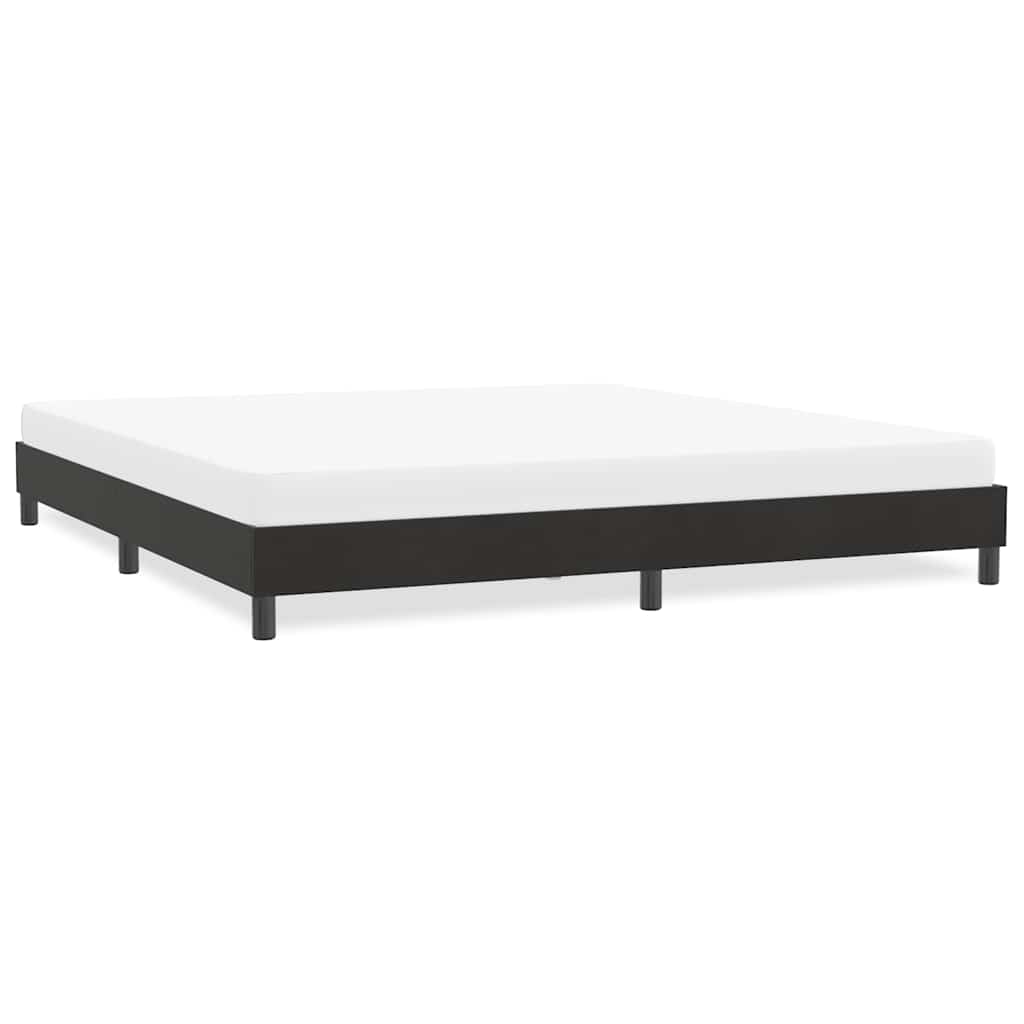 vidaXL Rama łóżka bez materaca Czarna 180x220 cm Aksamit
