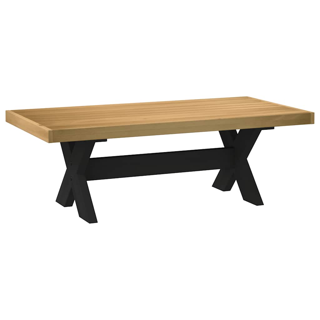 vidaXL Stolik kawowy, NOAIN, 120x60x40 cm, lite drewno sosnowe