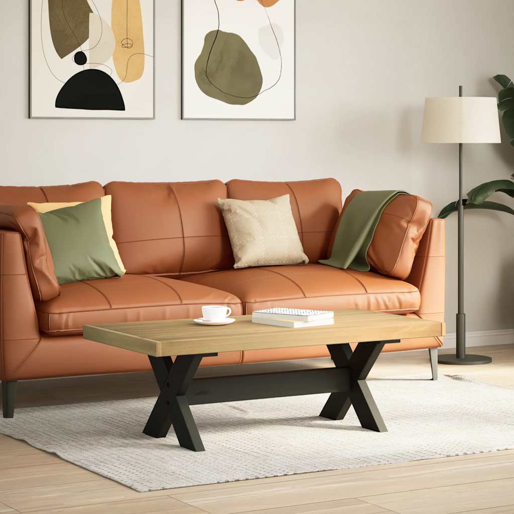 vidaXL Stolik kawowy, NOAIN, 120x60x40 cm, lite drewno sosnowe