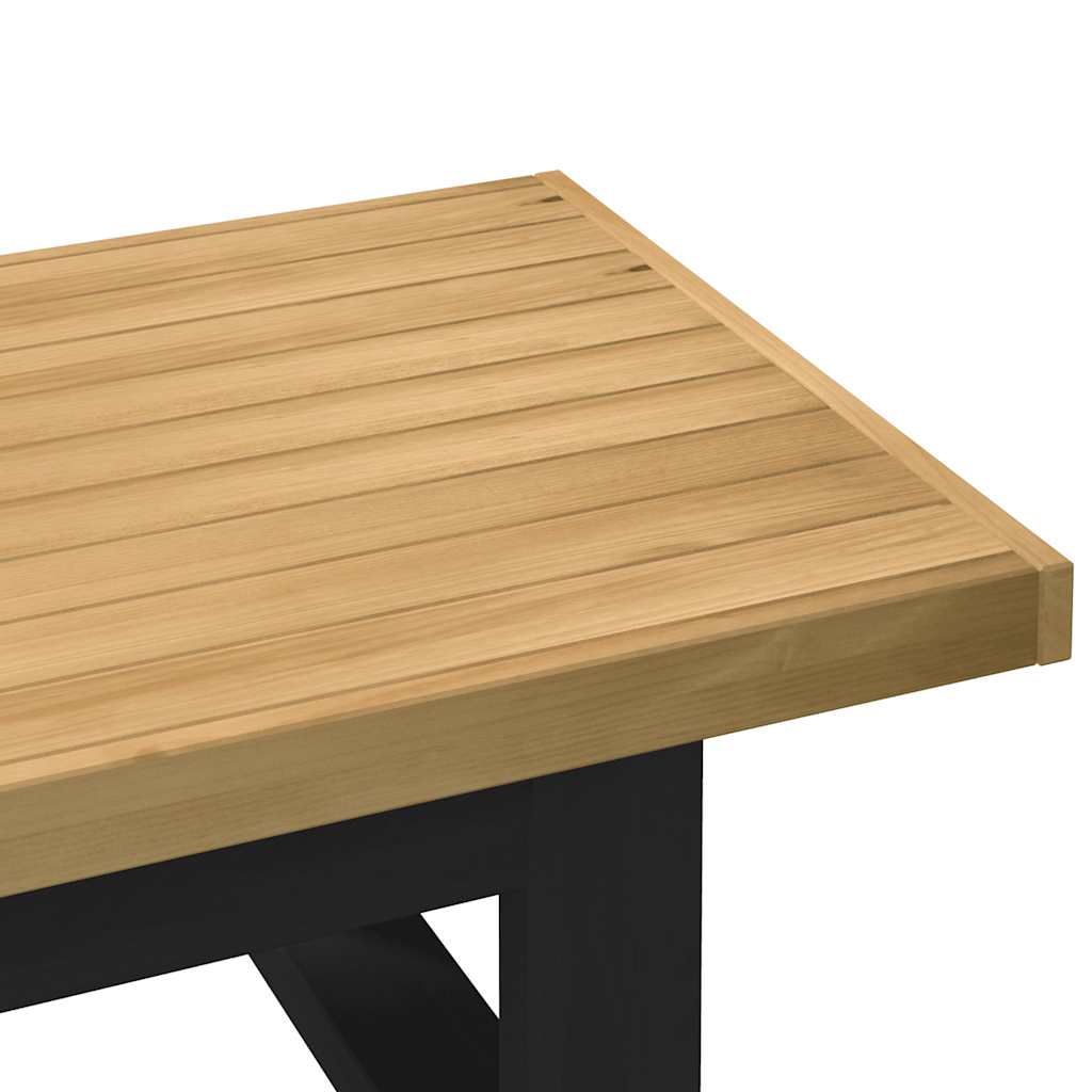 vidaXL Stolik kawowy, NOAIN, 120x60x40 cm, lite drewno sosnowe