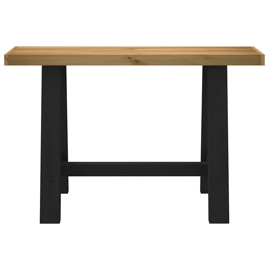 vidaXL Stolik konsolowy, NOAIN, 120x30x75 cm, lite drewno sosnowe